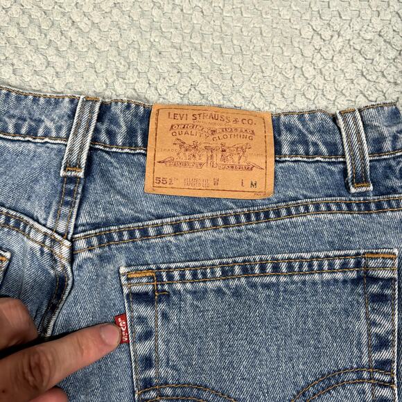 VTG Levi's 551 Women's 16 Med Relaxed Fit Tapered Leg USA Made Jeans Sz 32x30 - Picture 7 of 9